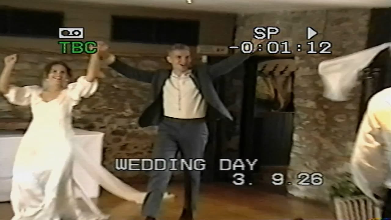 VHS-C camcorder wedding footage, camcorder hire by Teddy Photo Co